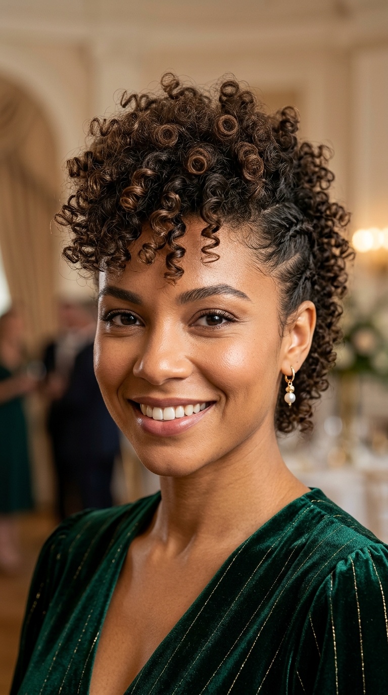 The Faux Hawk Curls