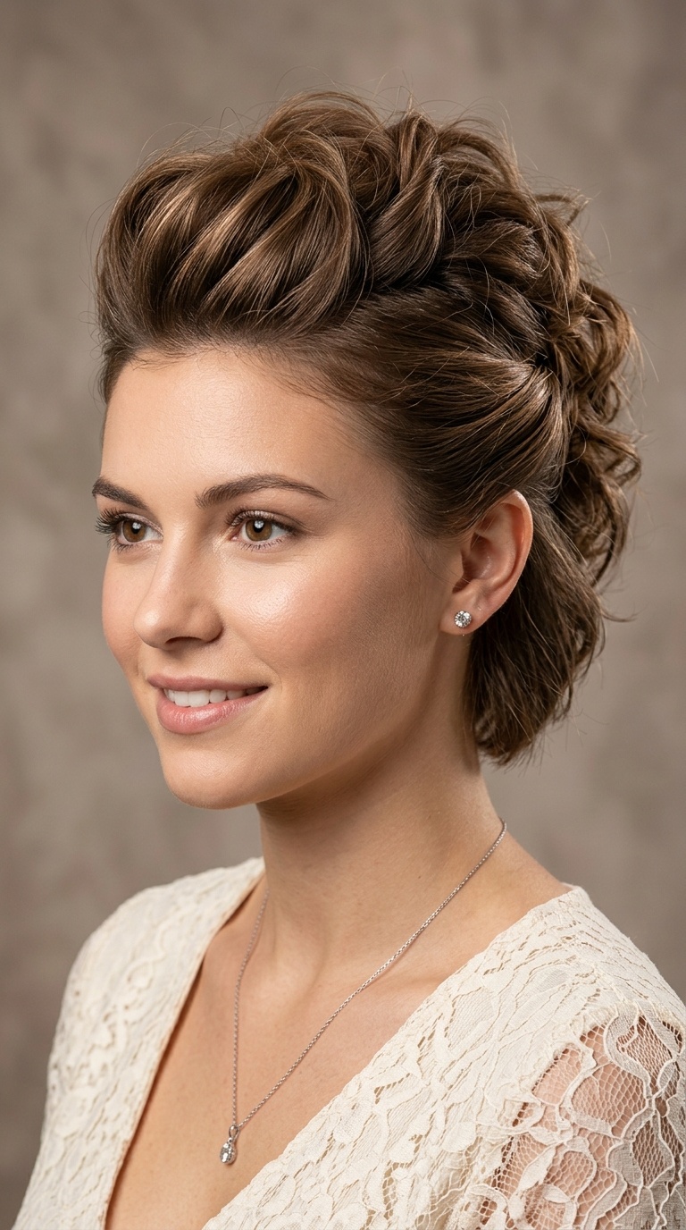 The Faux Hawk Updo