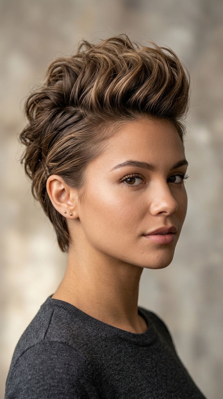 The Faux Hawk Updo