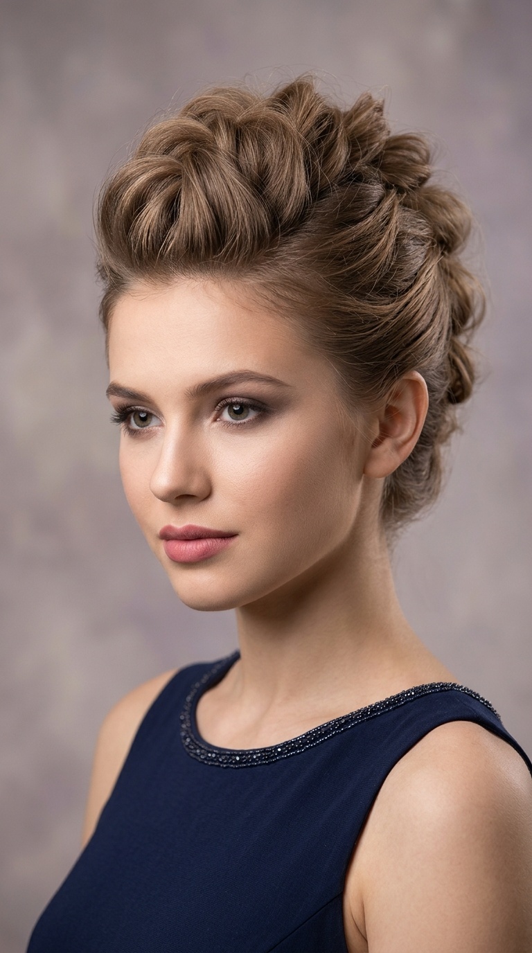 The Faux Hawk Updo