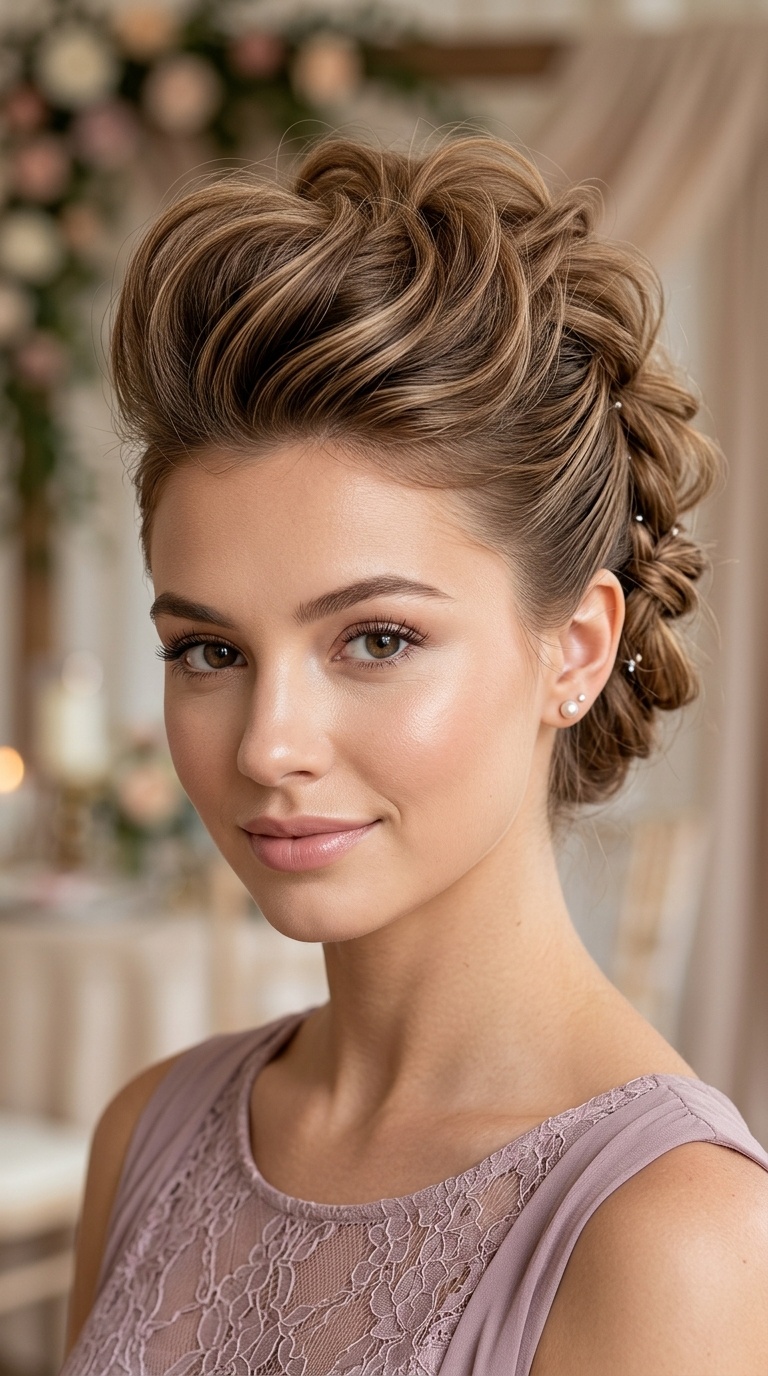 The Faux-Hawk Updo