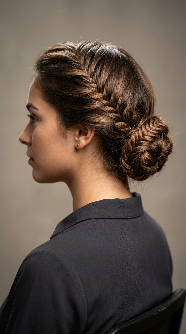 The Fishtail Braided Bun