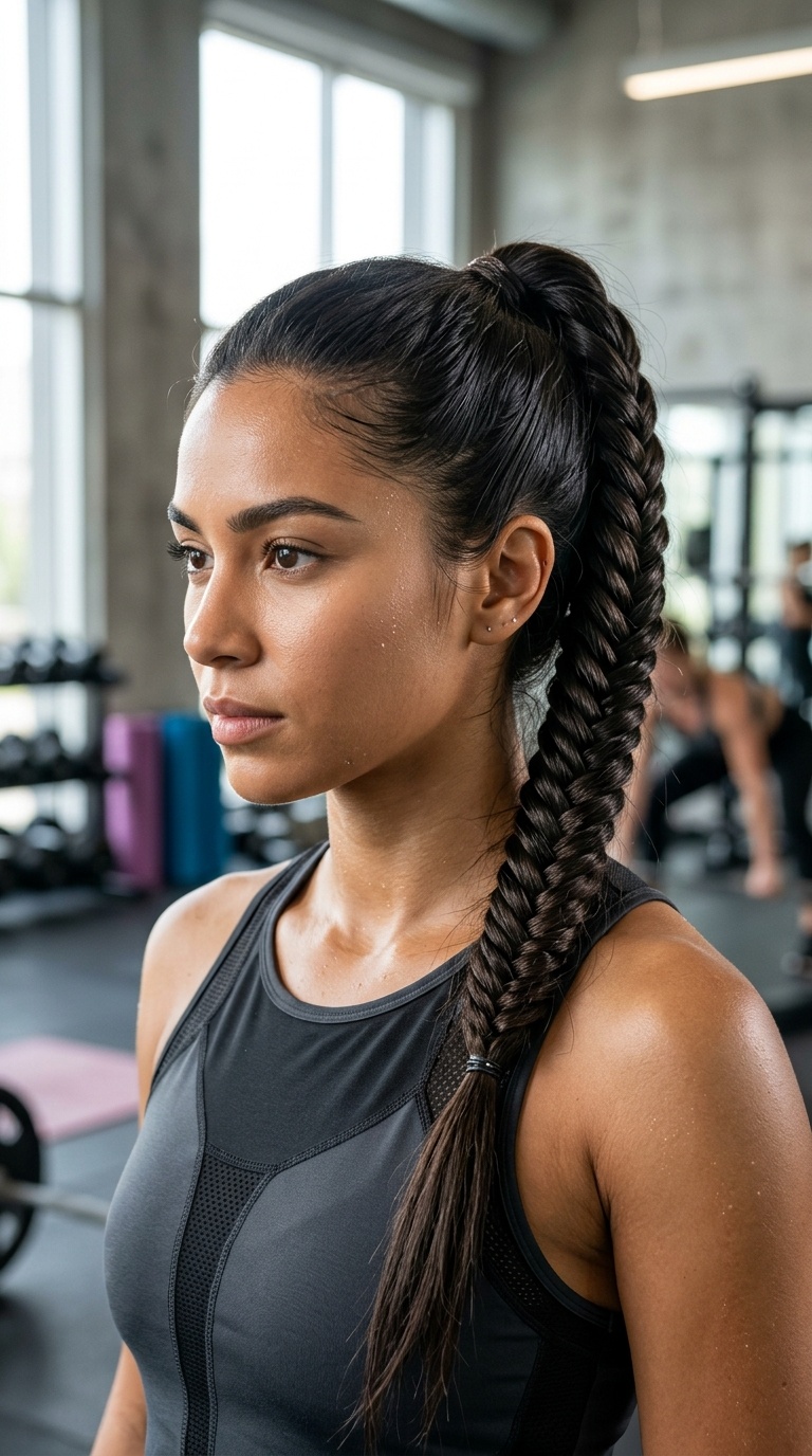 The Fishtail Braided Ponytail