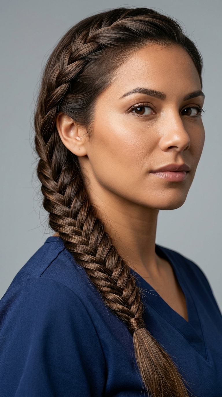 The Fishtail Side Braid