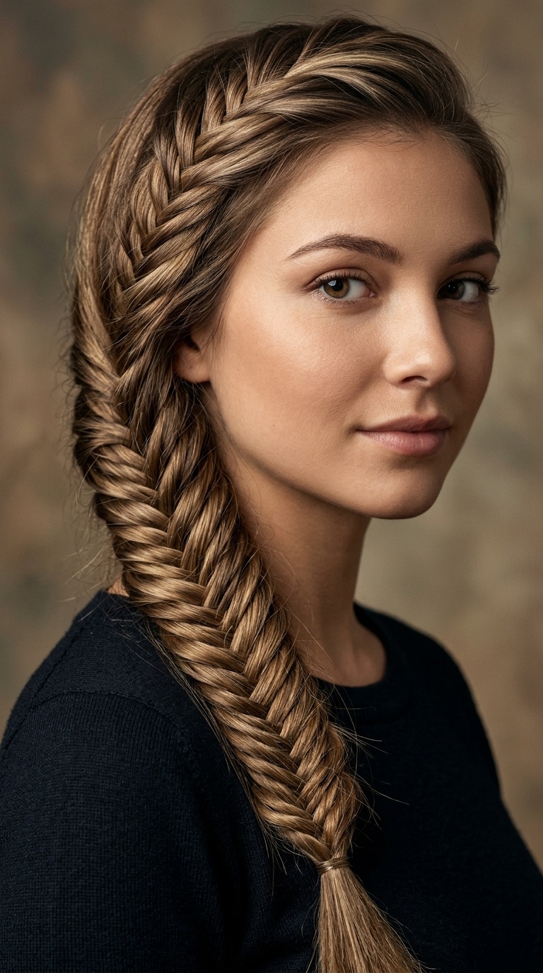 The Fishtail Side Braid