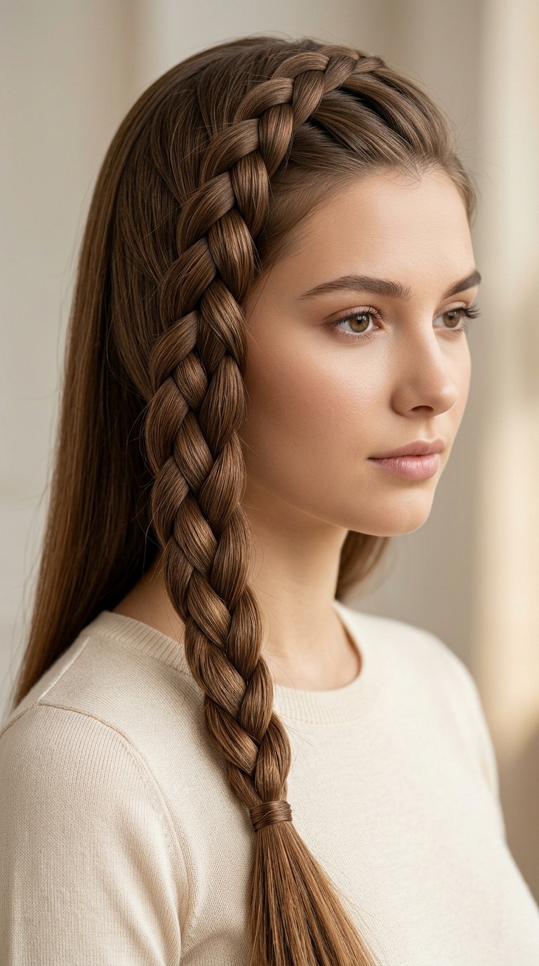 The Five-Strand Flat Braid