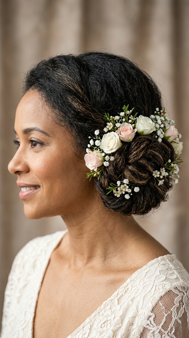 The Floral Infused Chignon