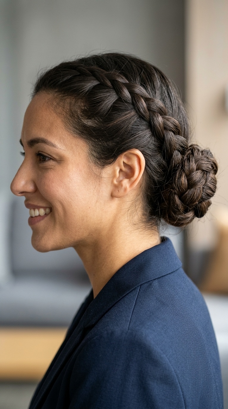 The Four-Strand Braided Bun