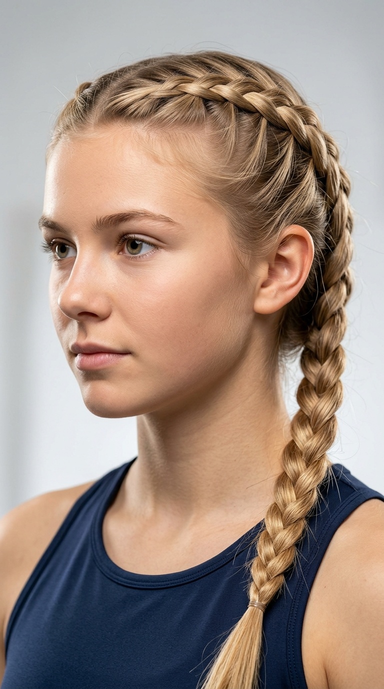 The Four-Strand Flat Braid
