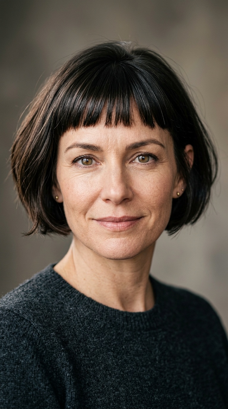 The French Bob with Micro-Bangs