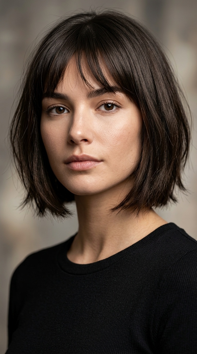 The French Bob with Tapered Ends