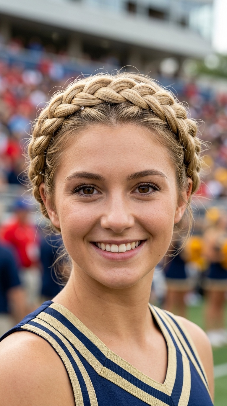 The French Braid Crown