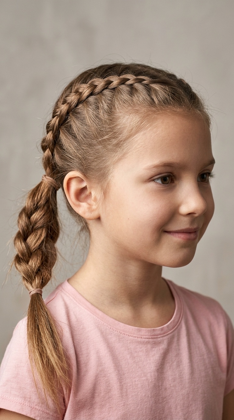 The French Braid Ponytail