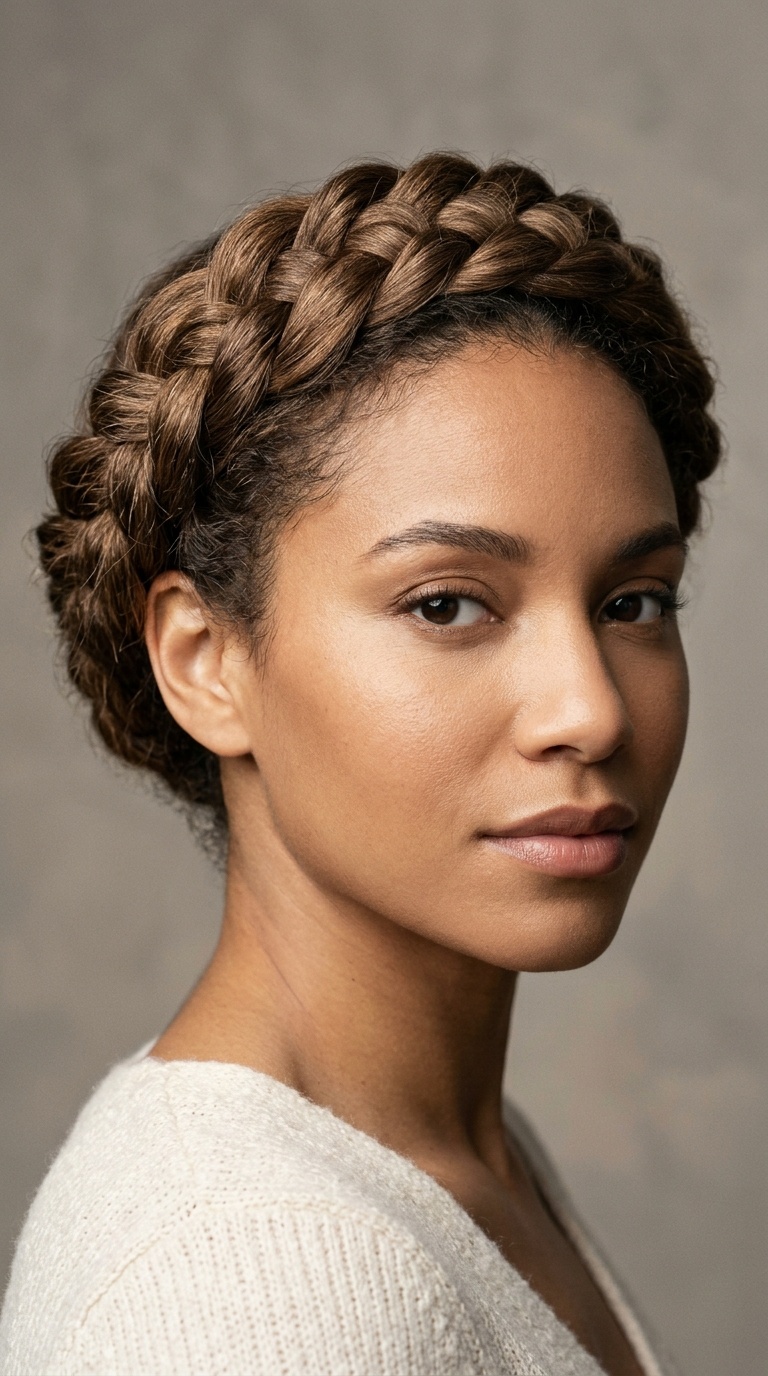 The French Braided Crown
