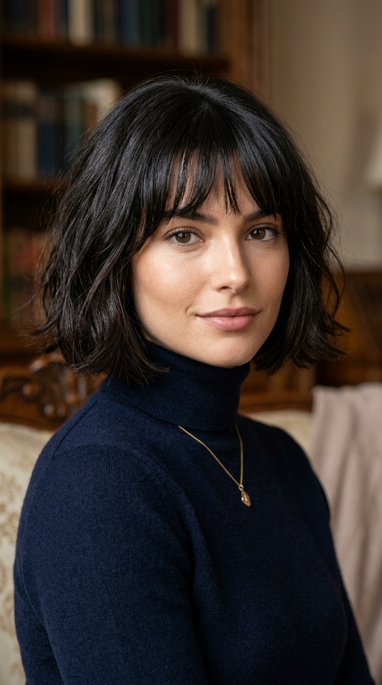 The French Girl Bob with Bangs
