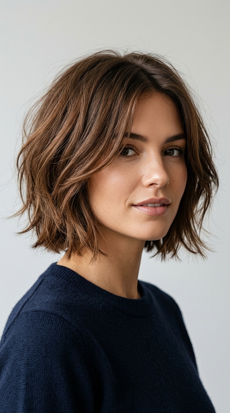 The French-Inspired Layered Bob