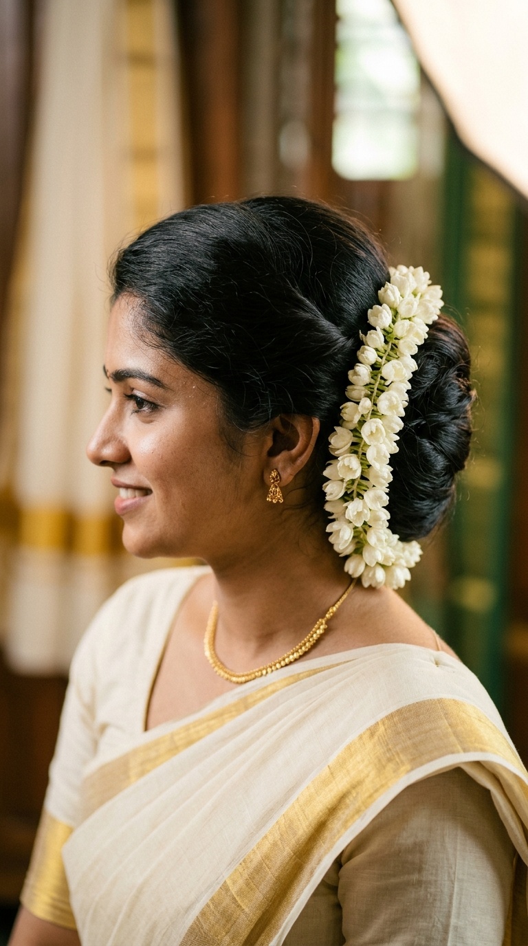 The French Twist with Side Jasmine