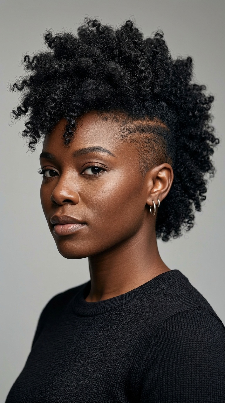 The Fro-Hawk with Tapered Sides