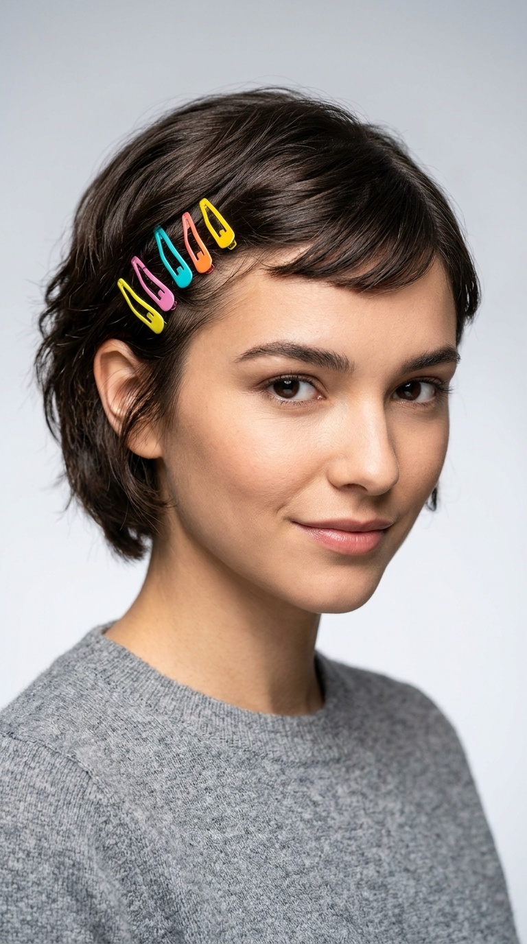 The Front Fringe Pin-Back