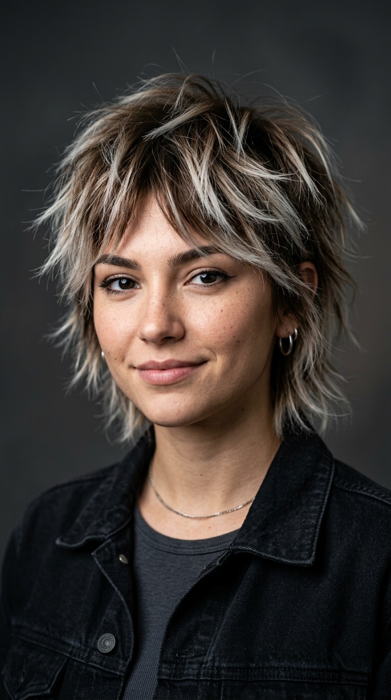 The Frosted Tips Wolfcut