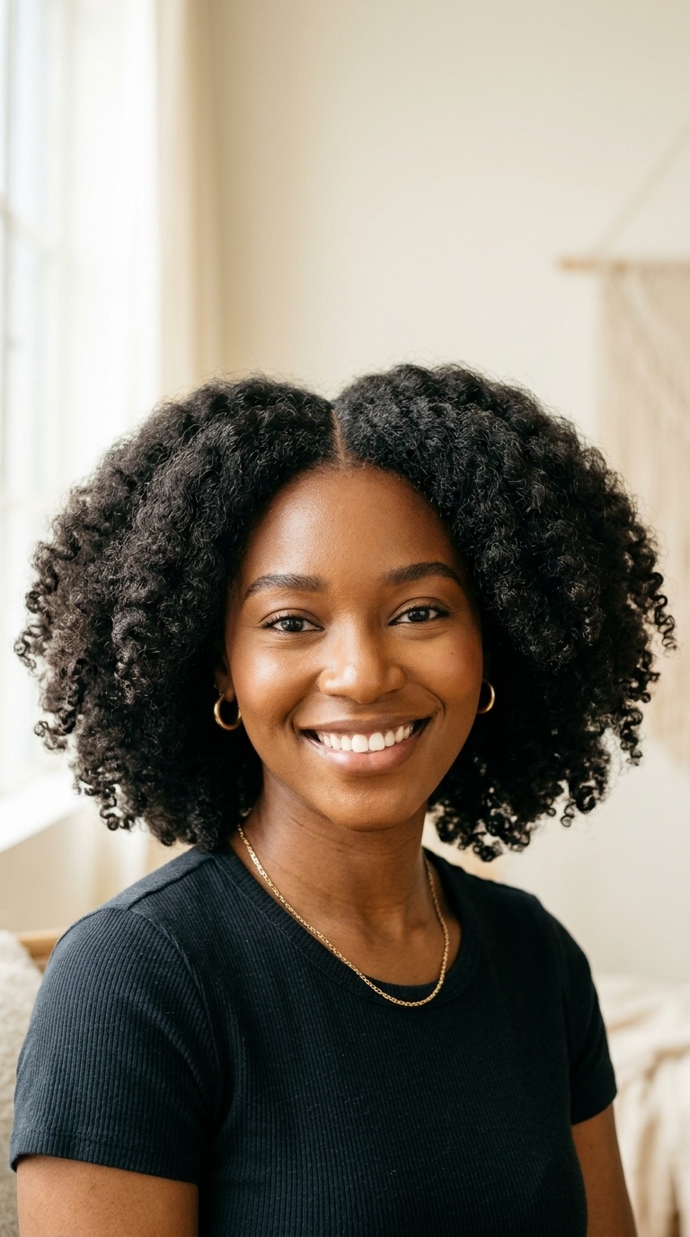 The Full-Body Middle Part