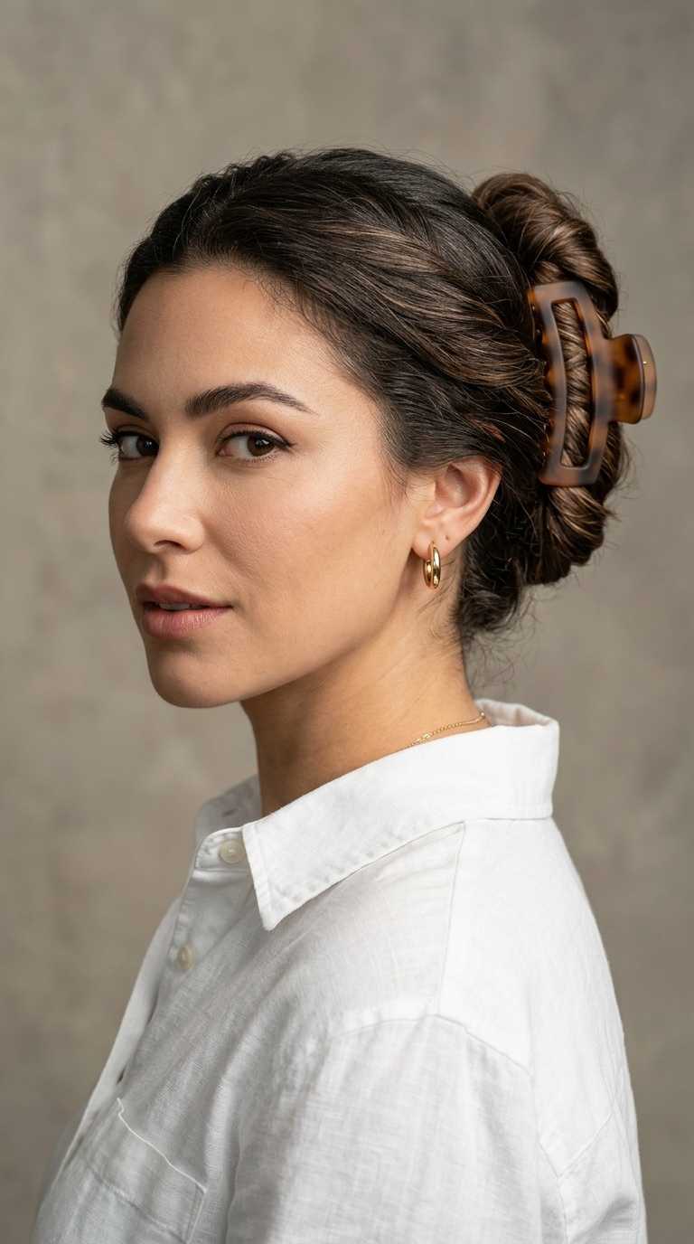 The Functional Claw Clip Updo