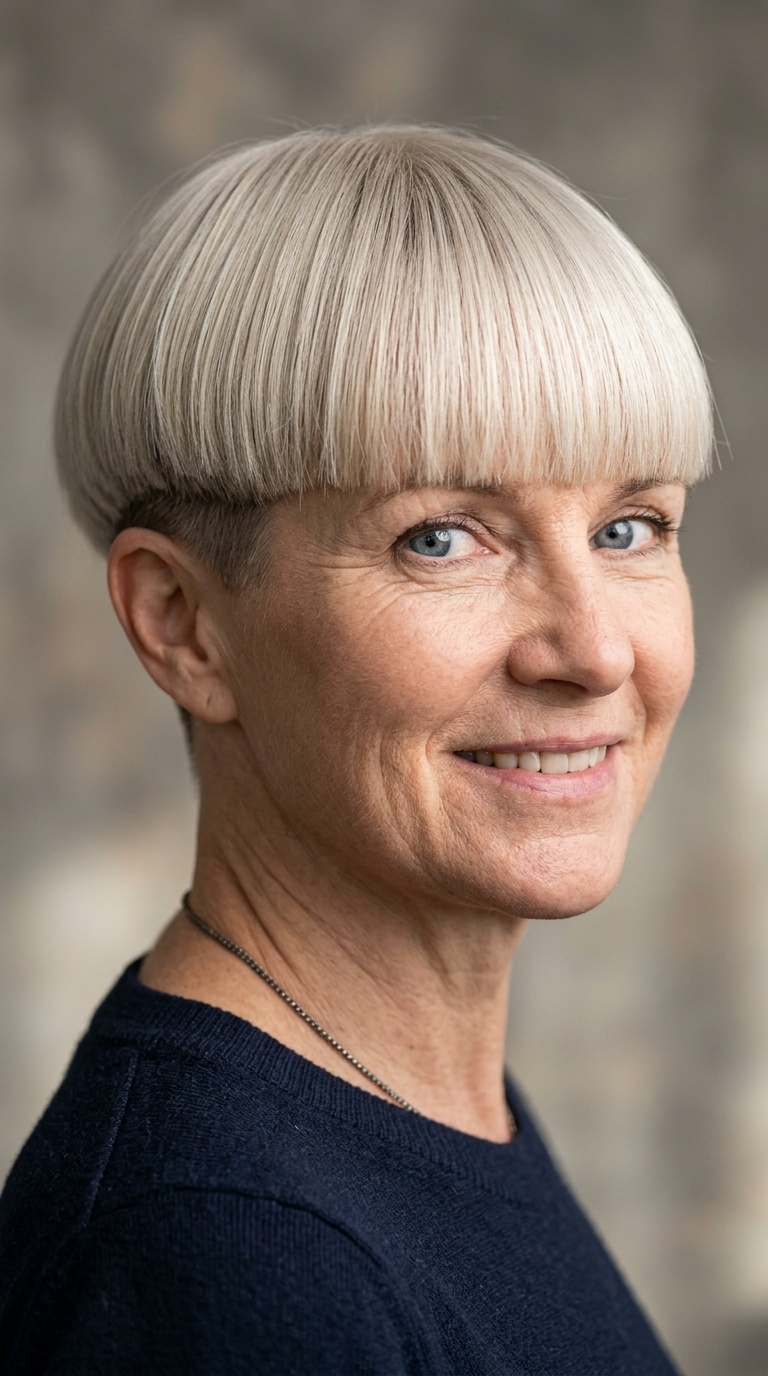 The Geometric Bowl Cut with Undercut