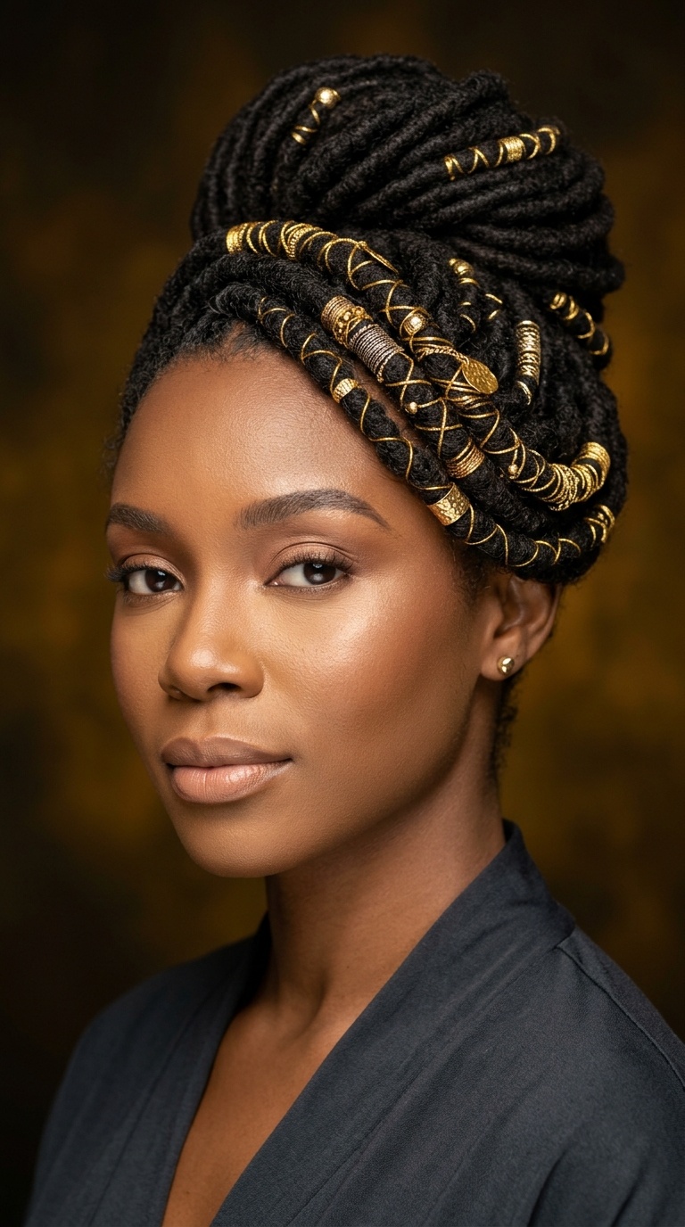 The Gilded Loc Wrap