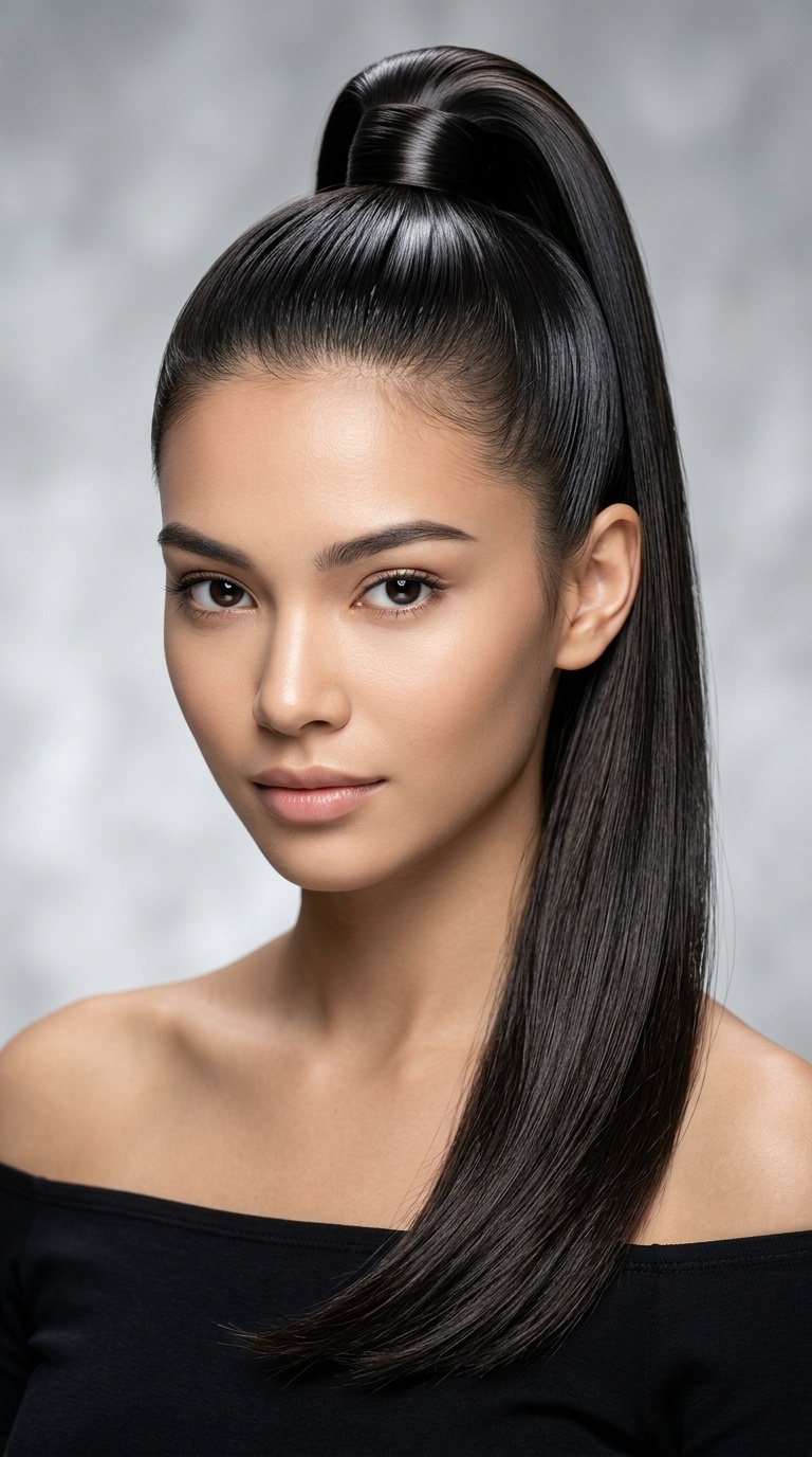 The Glass High Ponytail