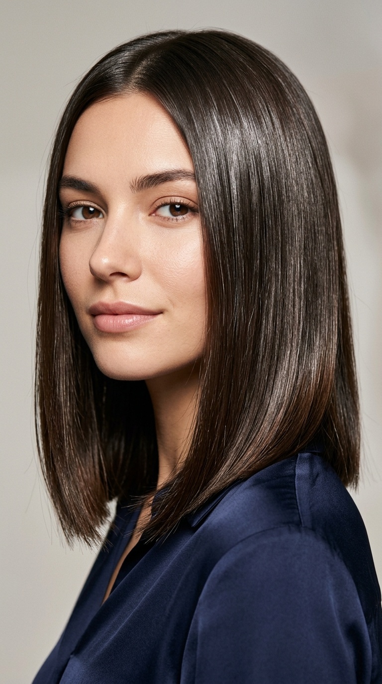 The Glass Lob (Long Bob)