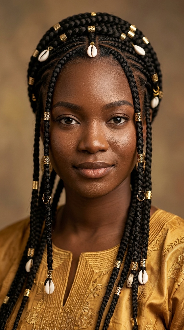 The Golden Fulani Crown