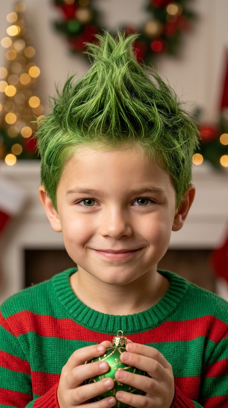 The Grinch’s Furry Faux-Hawk