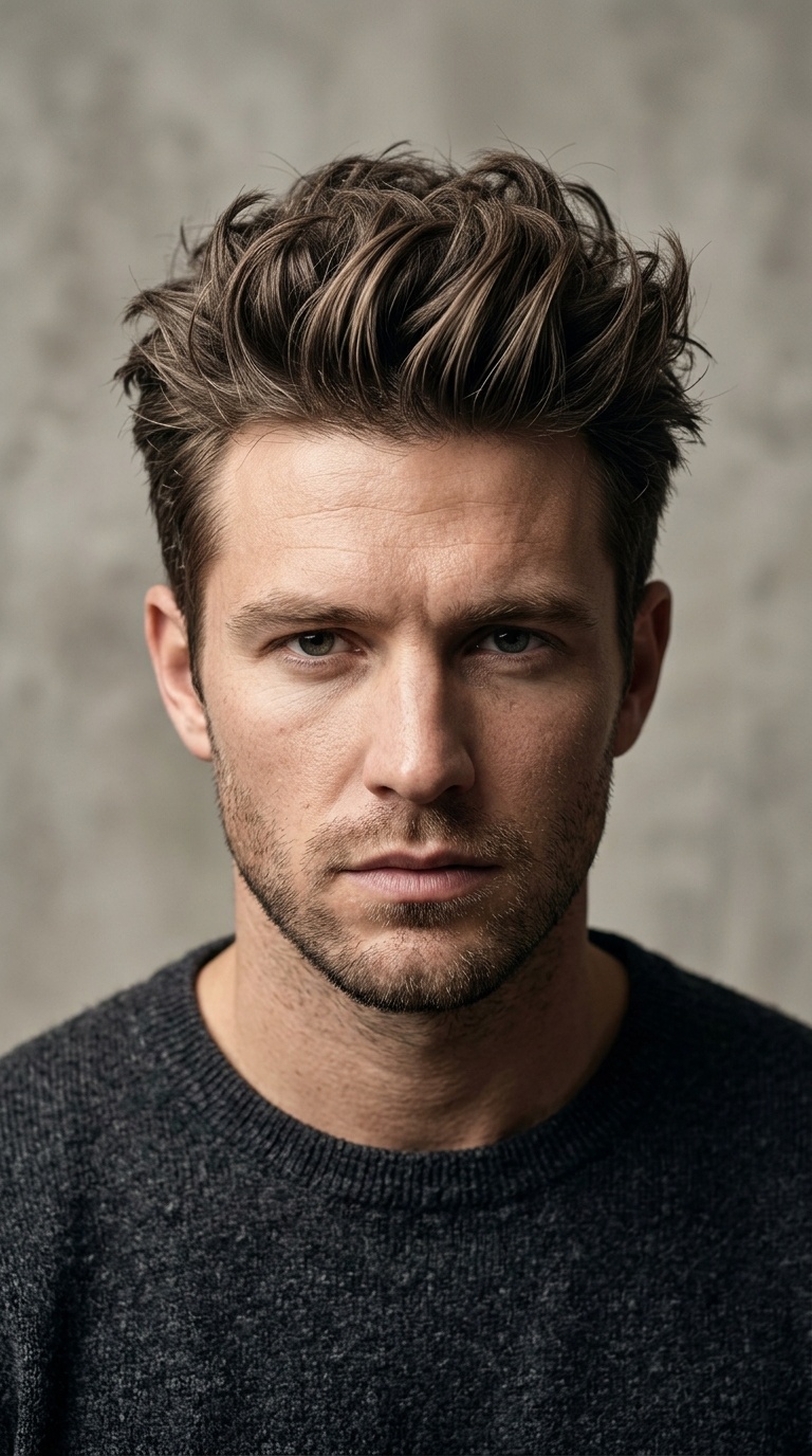 The Gritty Textured Quiff