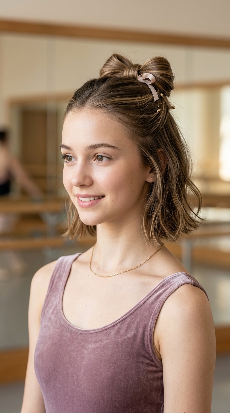 The Half-Up Ballet Bow