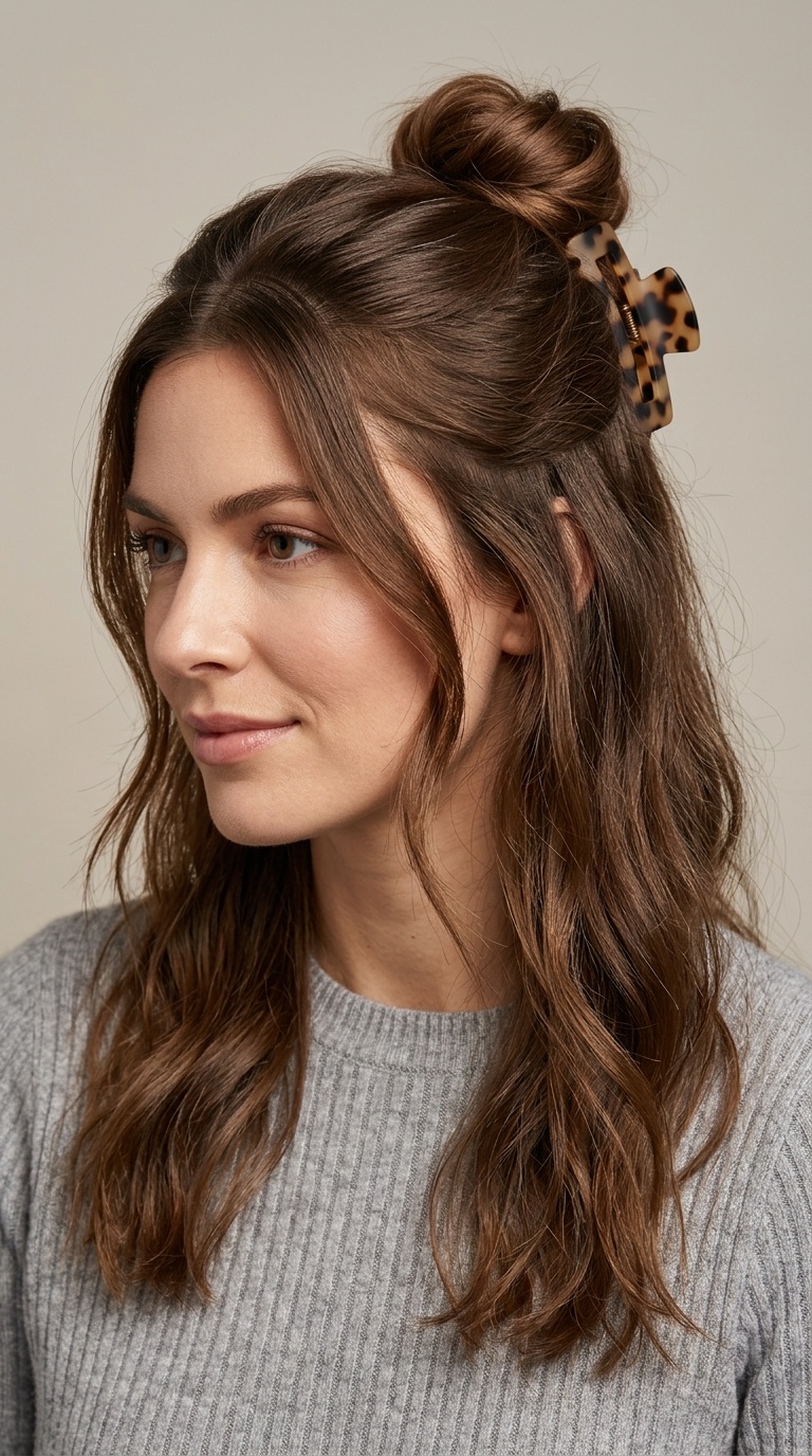 The Half-Up Claw Clip