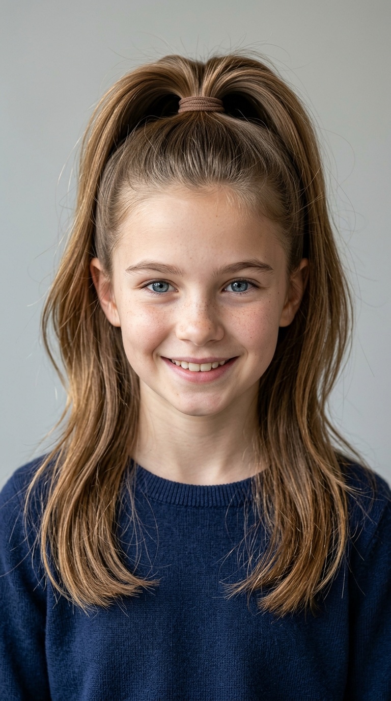 The Half-Up High Pony