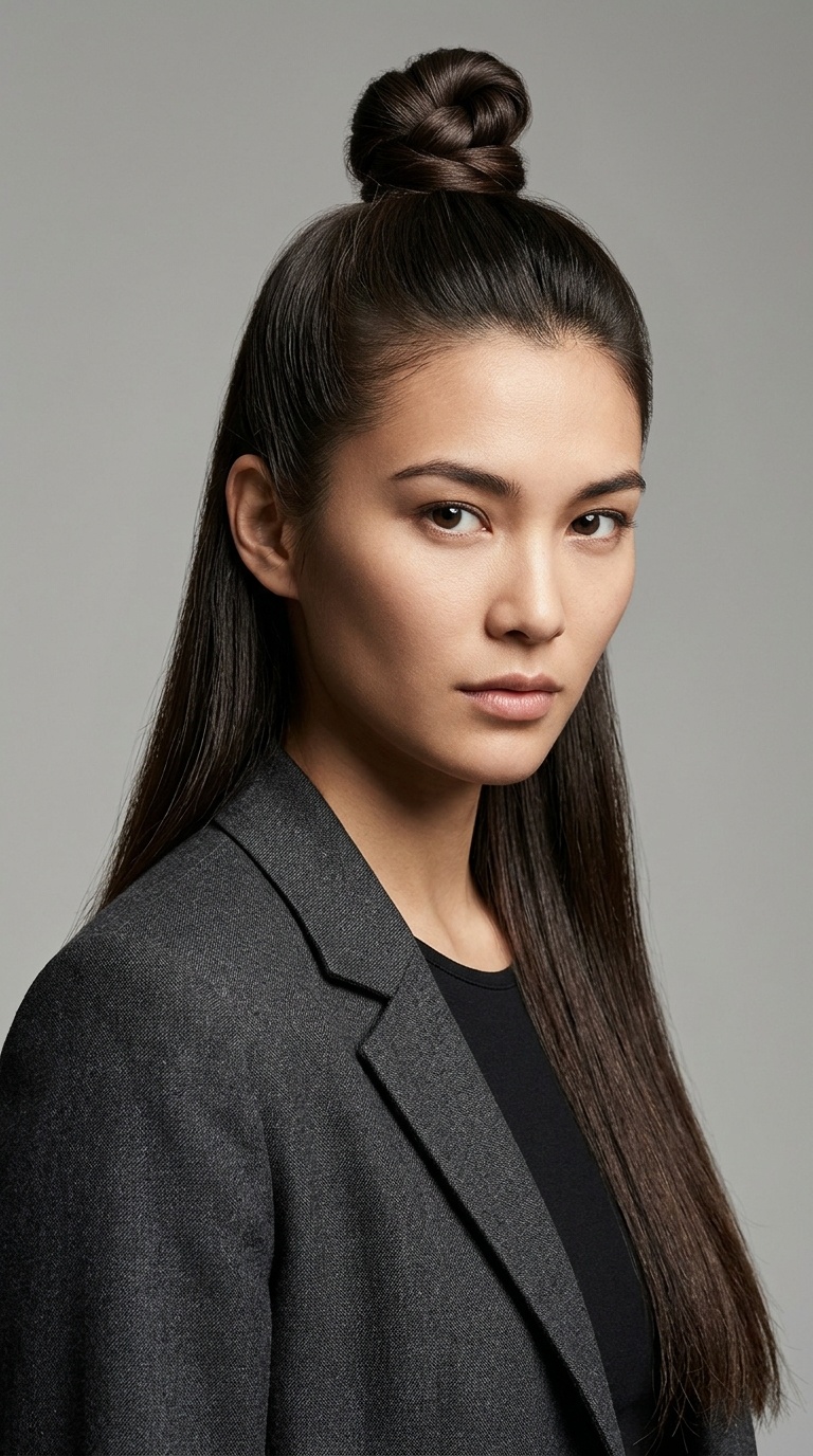 The Half-Up Samurai Knot