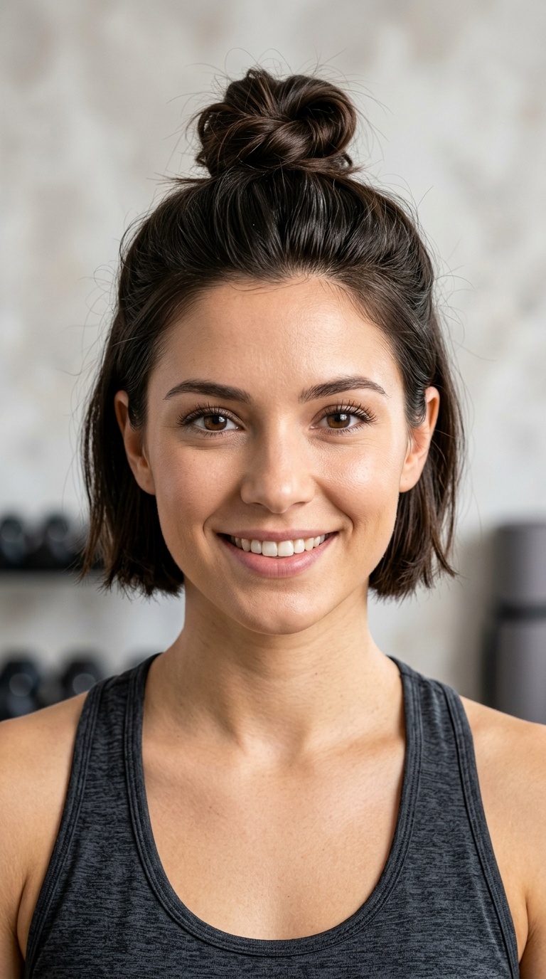 The Half-Up Top Knot
