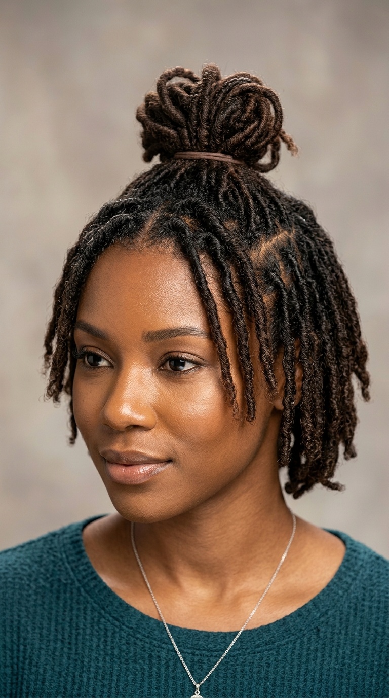 The Half-Up Top Knot