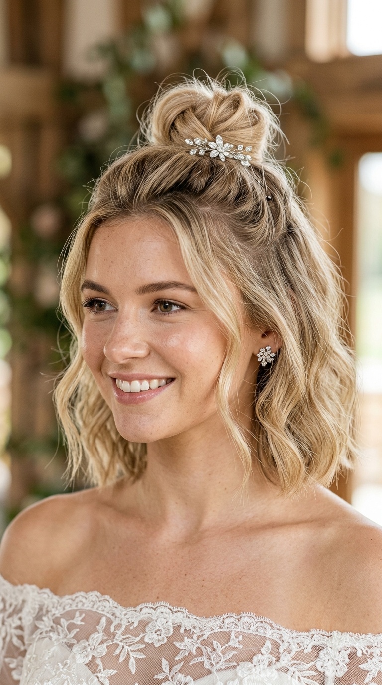 The Half-Up Top Knot