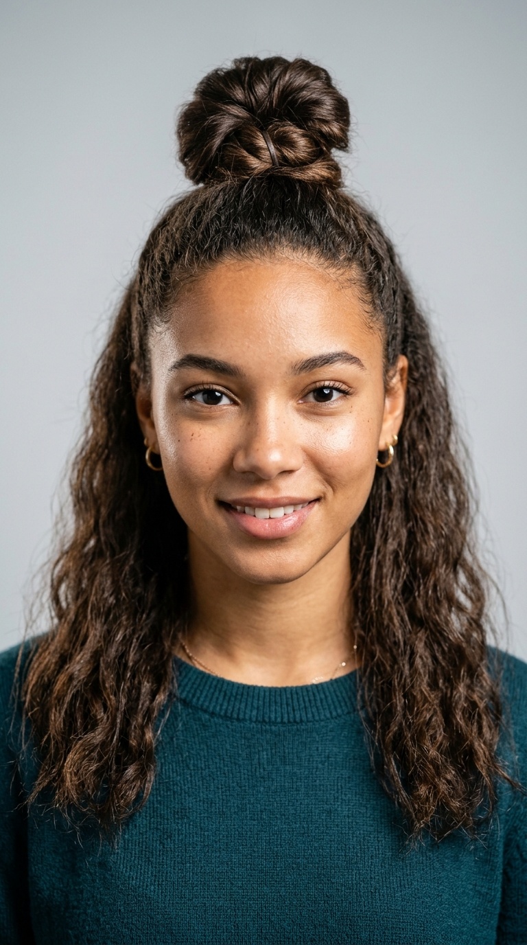 The Half-Up Top Knot