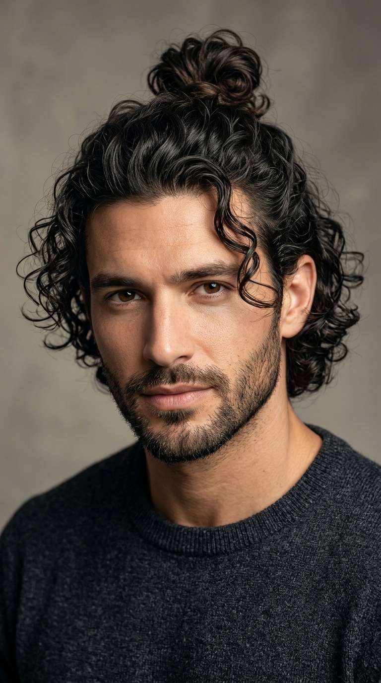 The Half-Up Top Knot