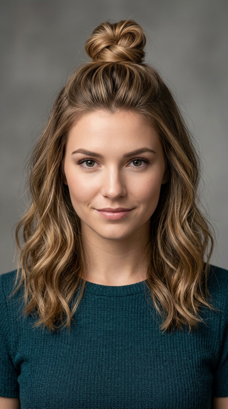 The Half-Up Top Knot