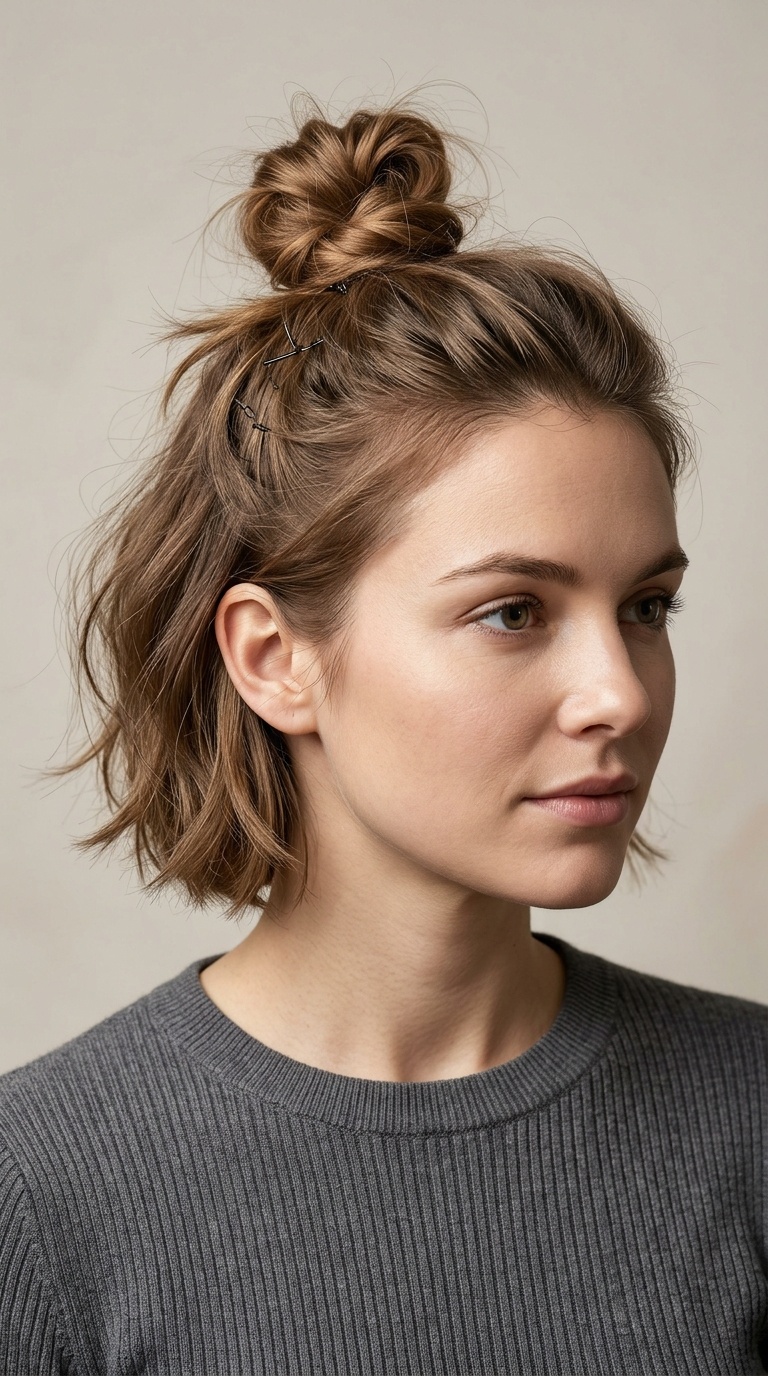 The Half-Up Top Knot