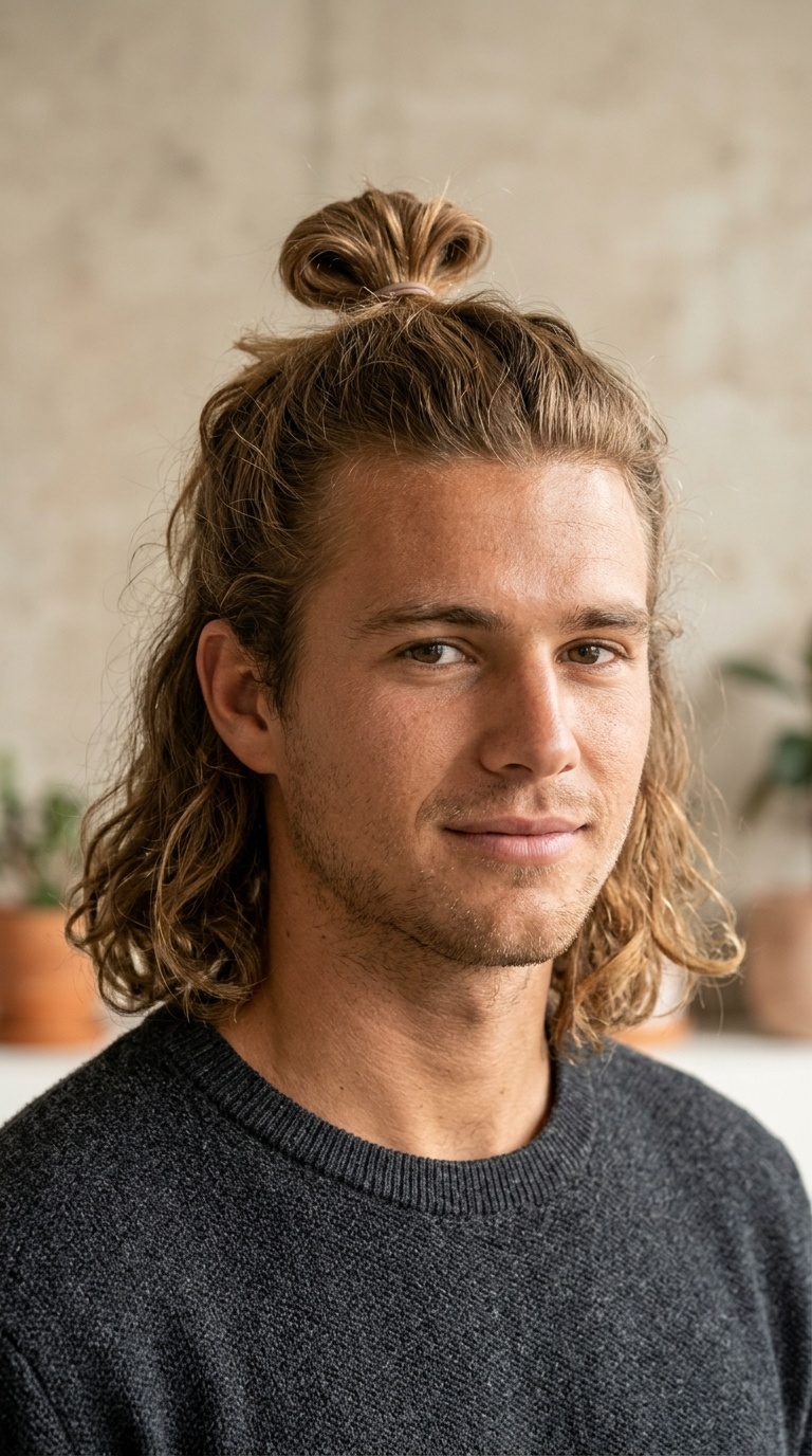The Half-Up Top Knot