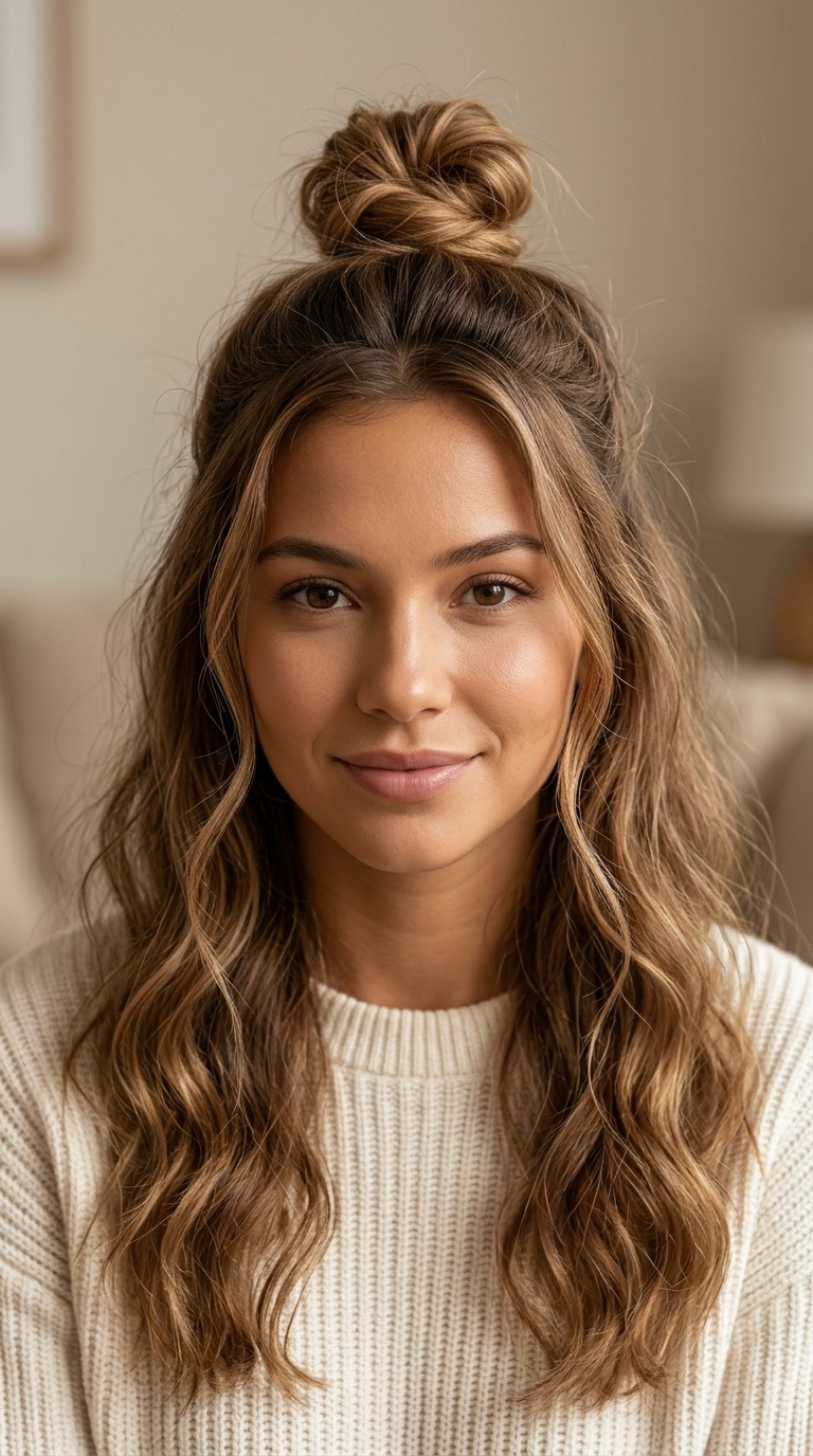 The Half-Up Top Knot
