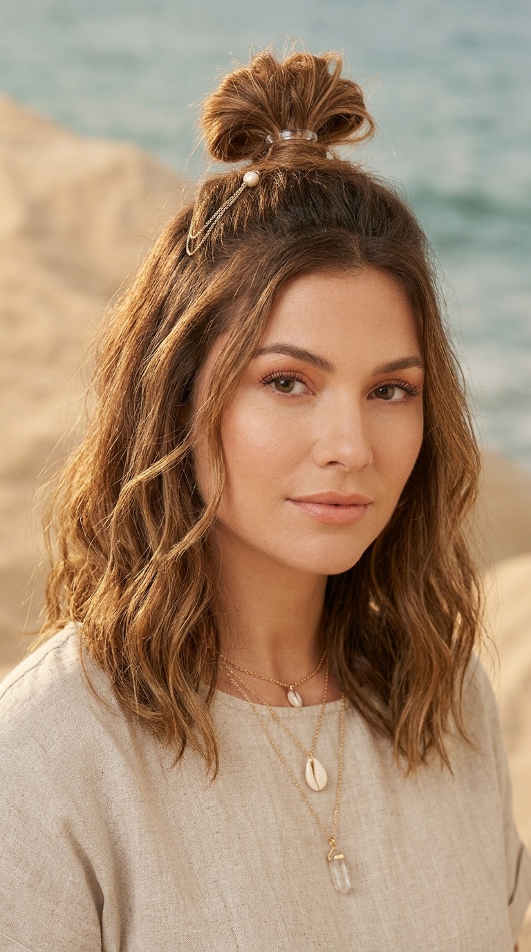 The Half-Up Top Knot