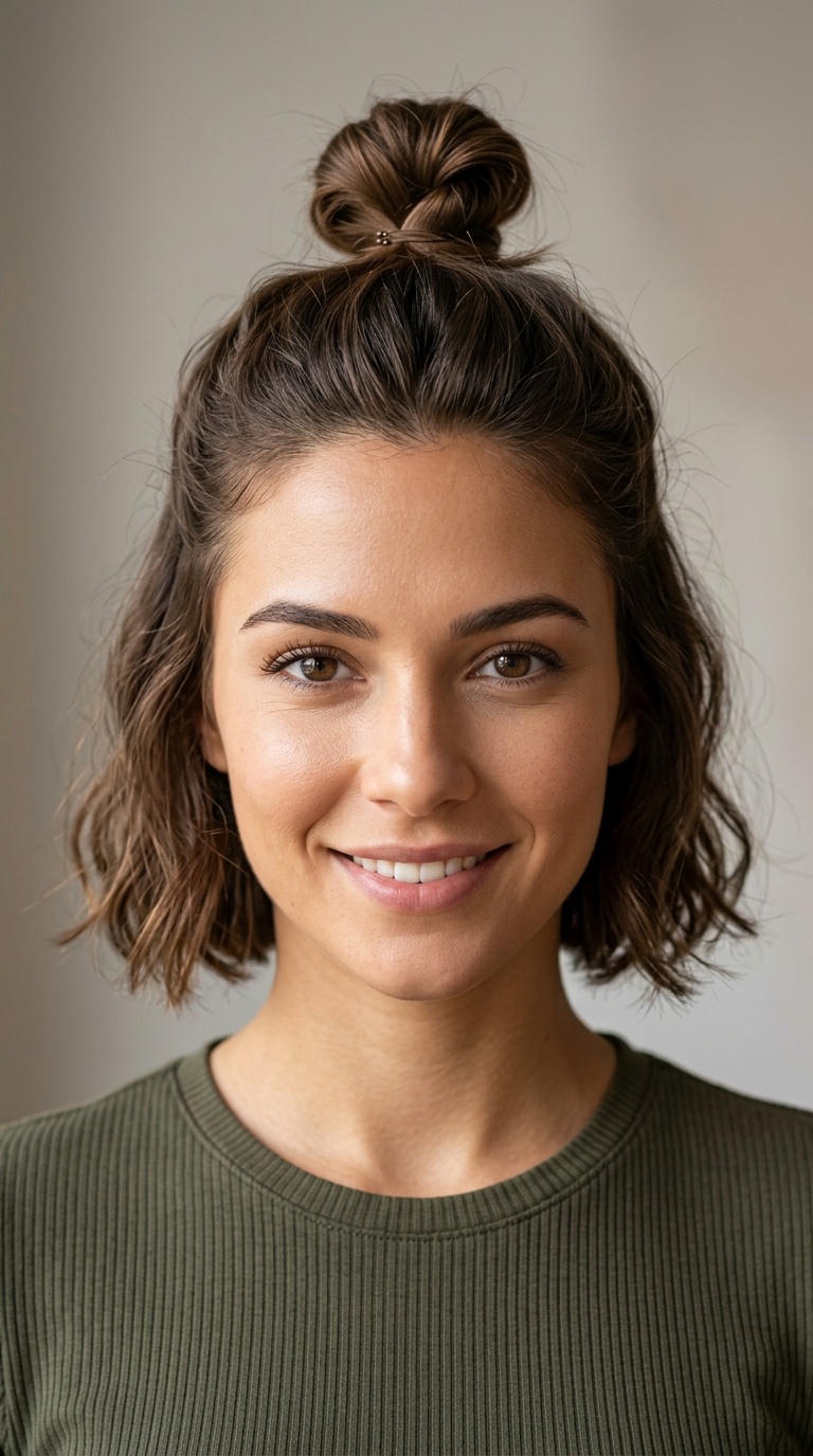 The Half-Up Top Knot
