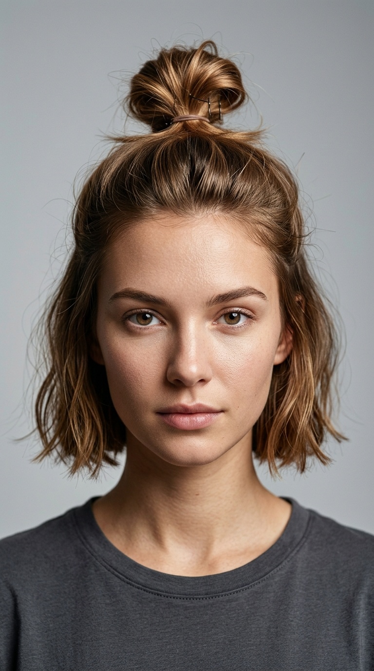 The Half-Up Top Knot
