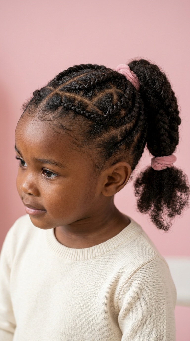 The Heart-Parted Ponytail
